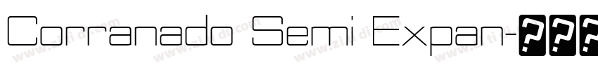 Corranado Semi Expan字体转换 Corranado Semi Expan字体转换